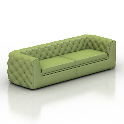 sofa tudor 3D Model Preview #d8a6c289