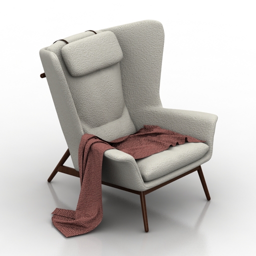 Armchair 3D model large preview