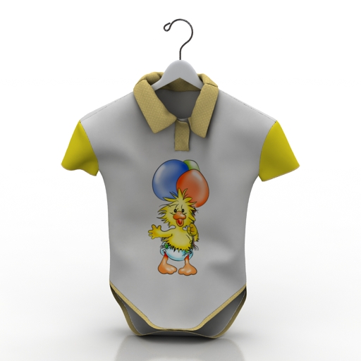 Shirt 3D model large preview