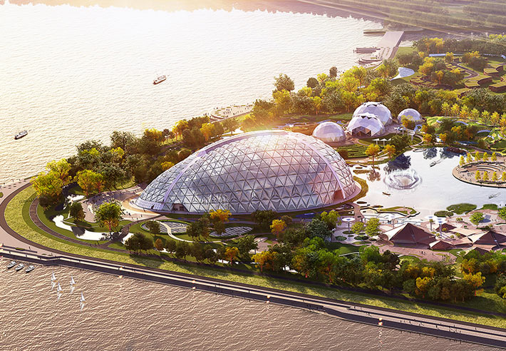 Storm Forest Biome by Grimshaw, Qingdao, China