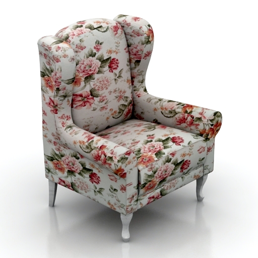 armchair lisa 3D Model Preview #4ef3fbca