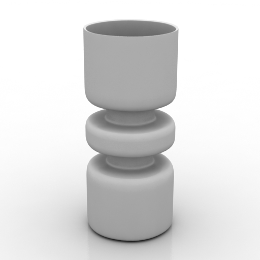 Vase 3D model large preview