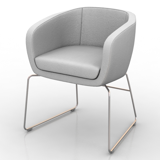 Armchair 3D model large preview