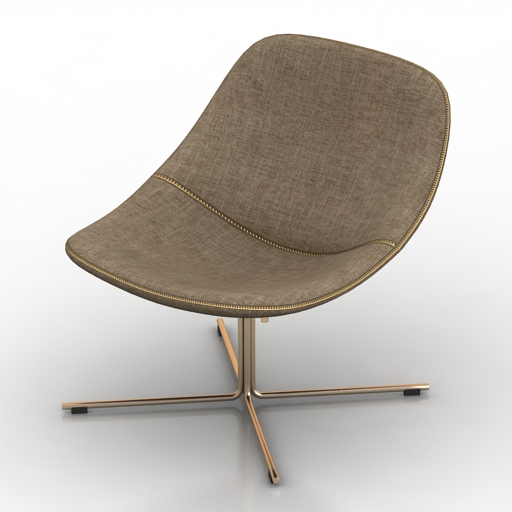 Armchair 3D model large preview