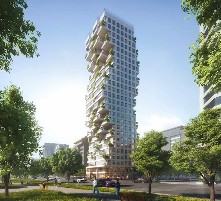 Qorner Tower by Safdie Architects, Quito, Ecuador
