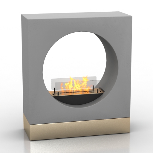 Fireplace 3D model large preview