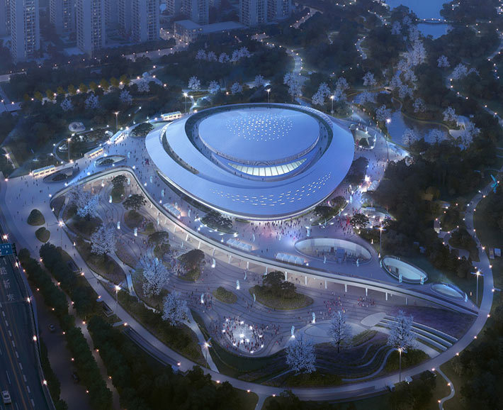 Hangzhou E-sports Ecological Park and Stadium, Hangzhou, China