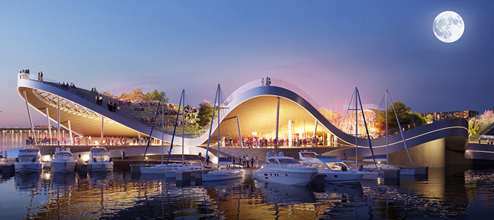 The Leaf pier, Seoul, South Korea