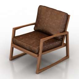 3D Armchair preview
