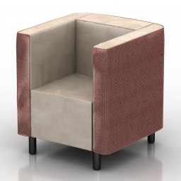 3D Armchair preview