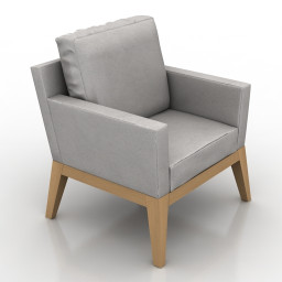 3D Armchair preview