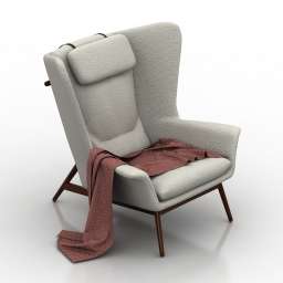 3D Armchair preview