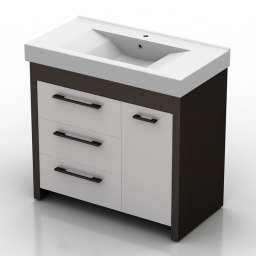 3D Wash-basin preview