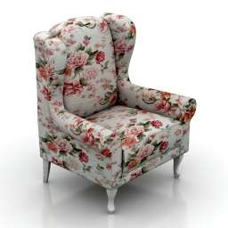 3D Armchair preview