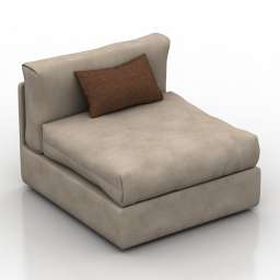3D Armchair preview