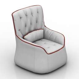 3D Armchair preview