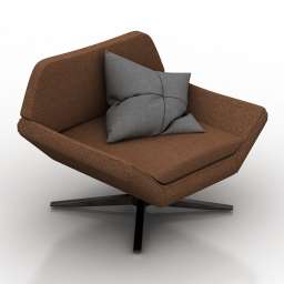 3D Armchair preview