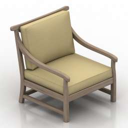 3D Armchair preview