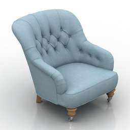 3D Armchair preview