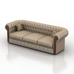 3D Sofa preview