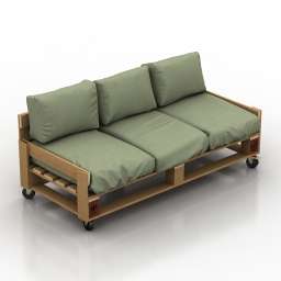 3D Sofa preview