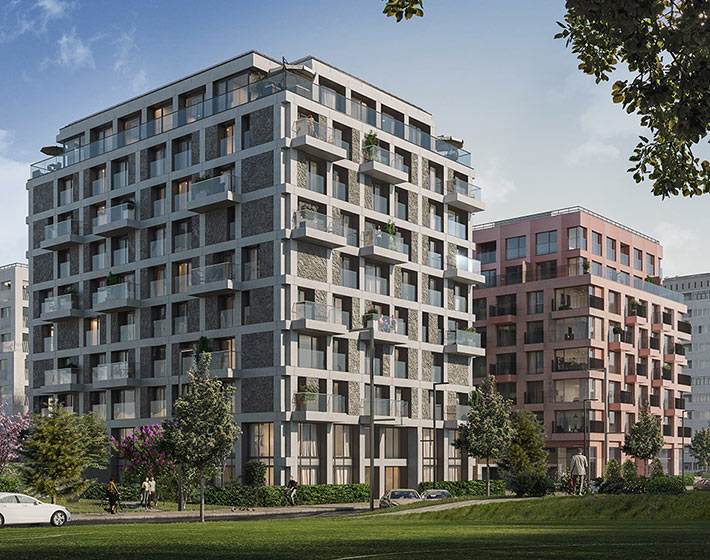 Na Nikitina residential quarter, Novosibirsk, Russia