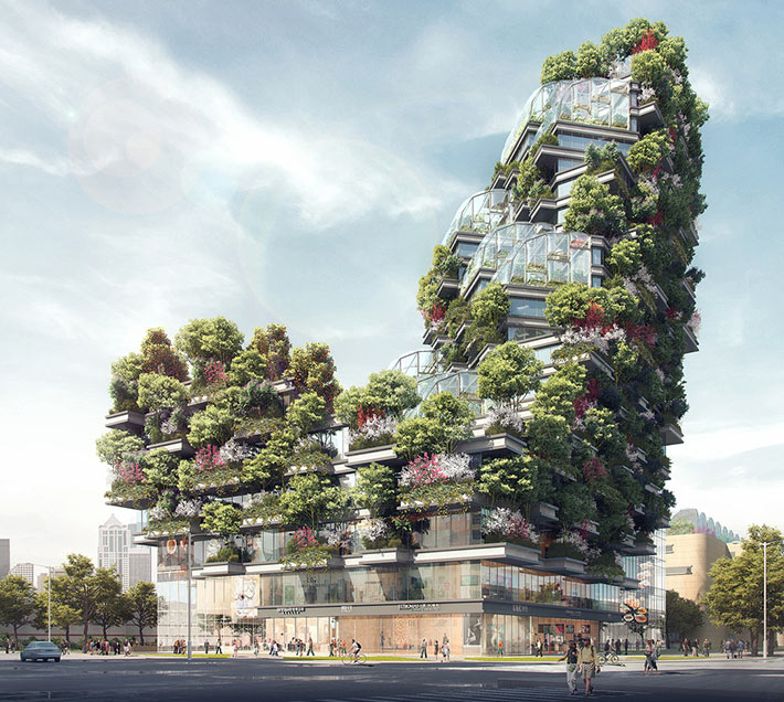 Urban Vertical Farm of Brightfood, Shanghai, China