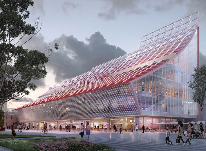 Parramatta Square civic hub, Parramatta, Australia