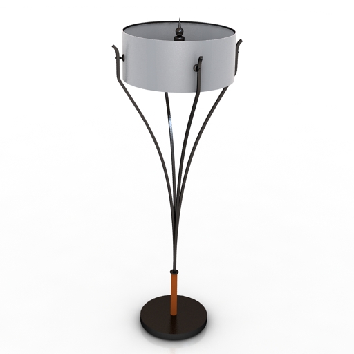 Torchere 3D model large preview