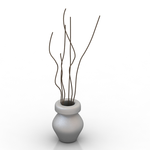 Vase 3D model large preview