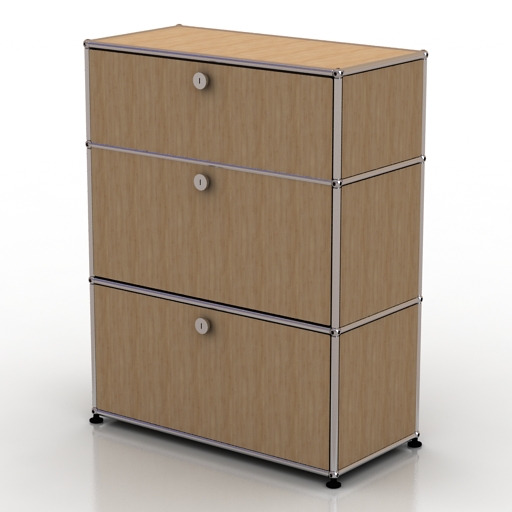 locker 8 3D Model Preview #8ed8b694
