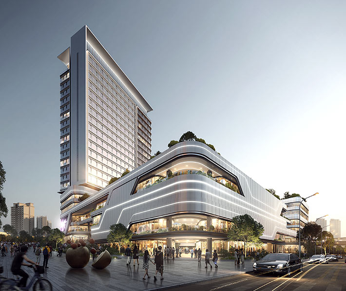Populus X transportation hub, Shenzhen, China