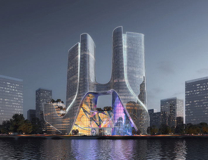 Chengdu NBD Centre by QUAD Studio, Chengdu, China