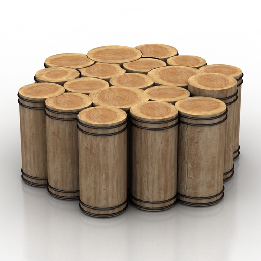 Table 3D model large preview