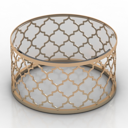 table neoclassic gold 3D Model Preview #888b24c8
