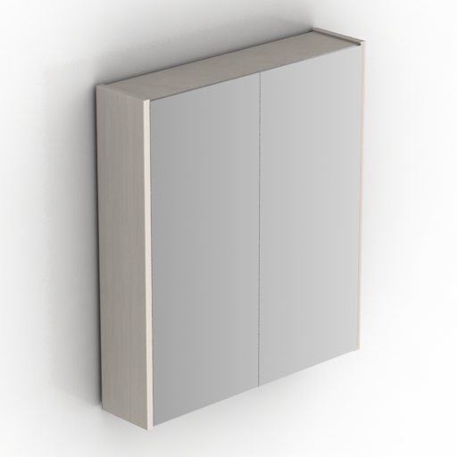 locker mirror 3D Model Preview #0a523575