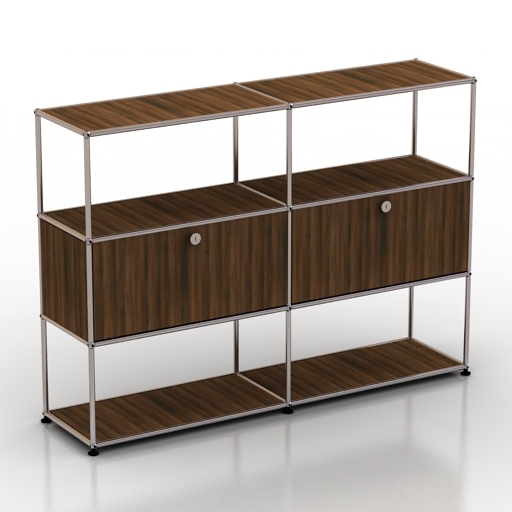Locker 3D model large preview