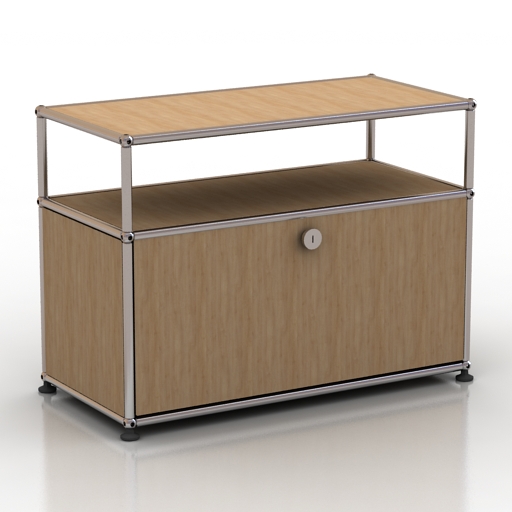 locker 1 3D Model Preview #4d654f7f
