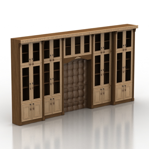 bookcase 1 3D Model Preview #5639b5bb
