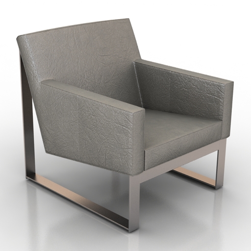 Armchair 3D model large preview