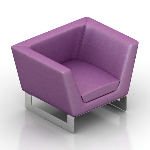 Armchair 3D model large preview
