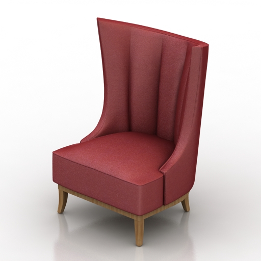 Armchair 3D model large preview