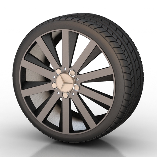 wheel 02 3D Model Preview #2dc08622