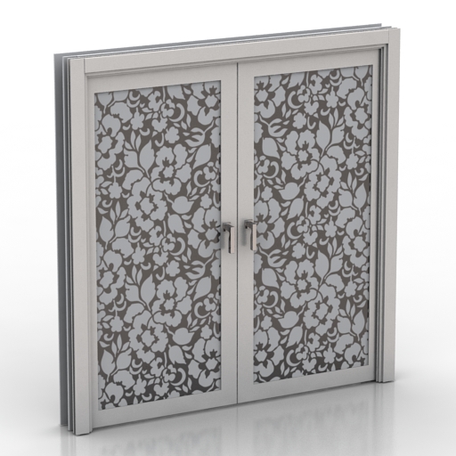 door slide mirror 3D Model Preview #8306161d