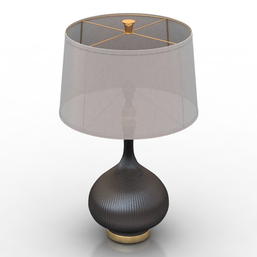 lamp uttermost irpina desk lamp 3D Model Preview #71c0a595