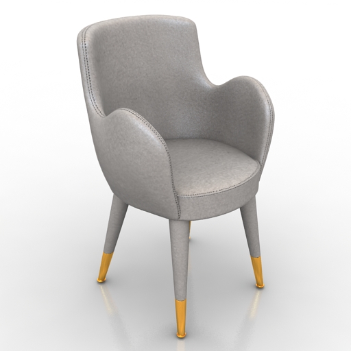 armchair la fibule rumba chair 2 3D Model Preview #c3df8b07