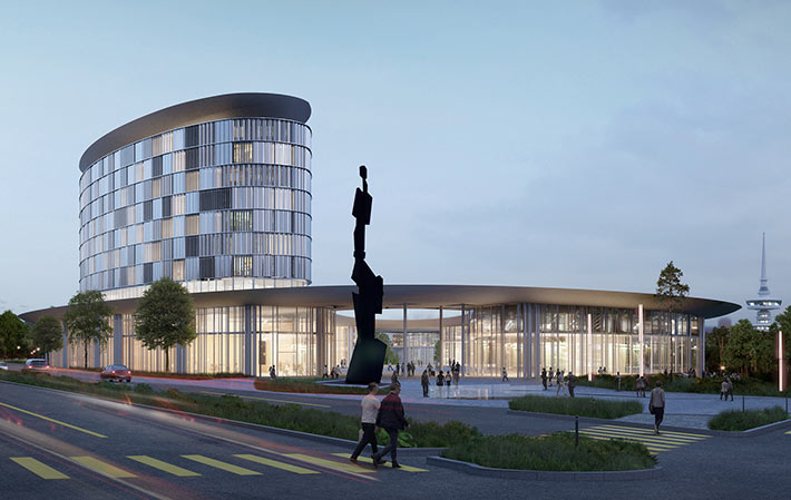 ConfEx conference center's redesign, Thessaloniki, Greece