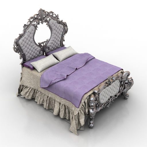 bed classic coco 3D Model Preview #9540d50a
