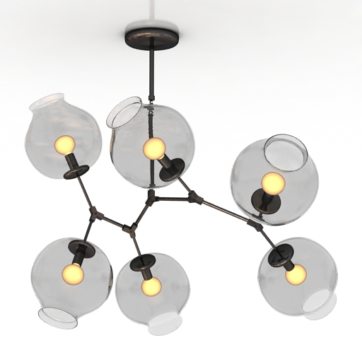 luster cosmo branching bubbles 3D Model Preview #b0826217