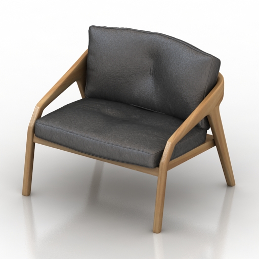 armchair zeitraum friday chair 3D Model Preview #c8a2c8f0